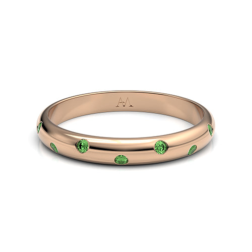 Anillo con tsavorites - imagen 1