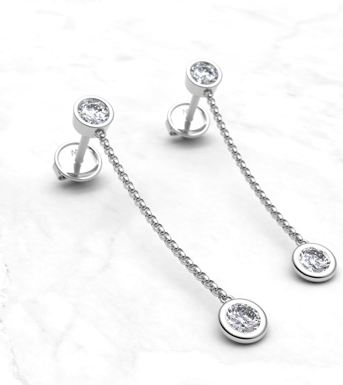 Pendientes de brillantes - imagen 1